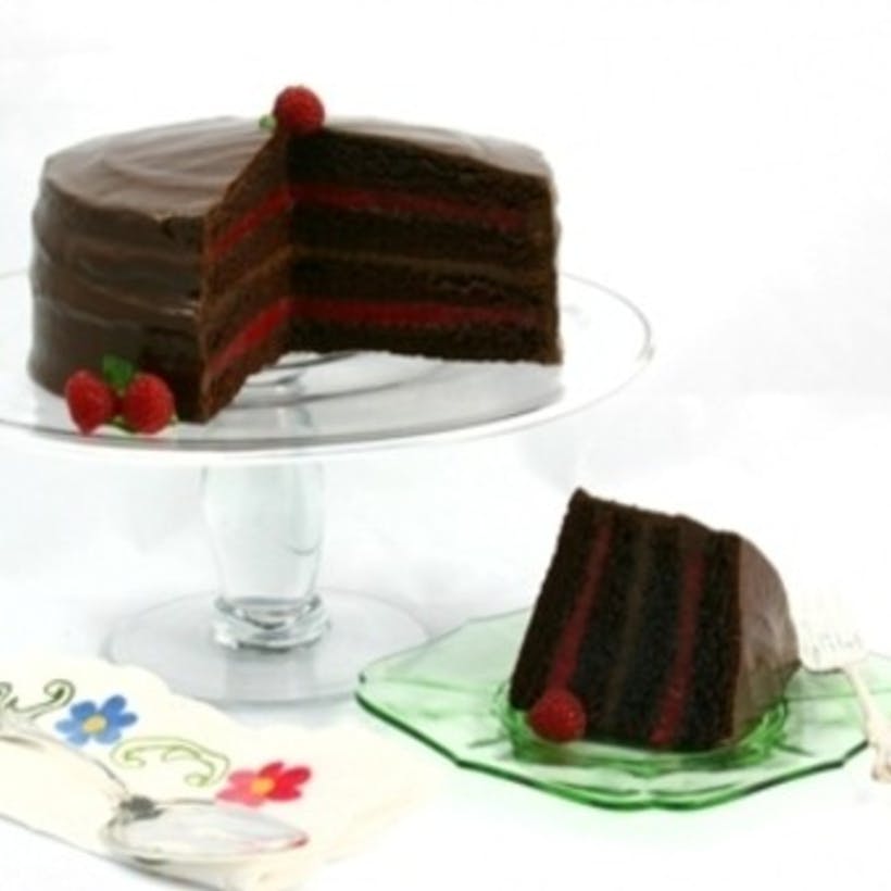 Chocolate Raspberry Delight Cake