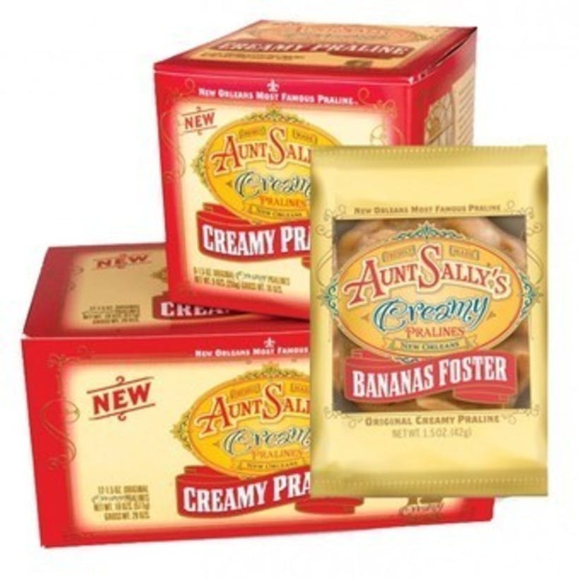 Aunt Sally's Bananas Foster Creamy Pralines - 12 Pack