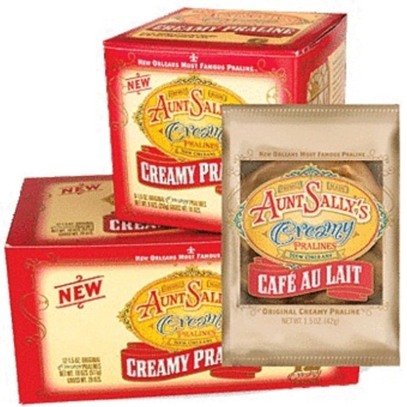 Aunt Sally's Cafe au Lait Creamy Pralines - 12 Pack