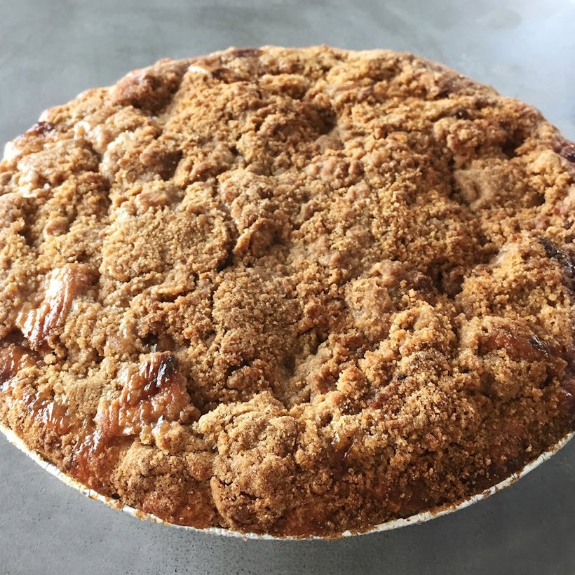 Apple Cranberry Crumb Pie