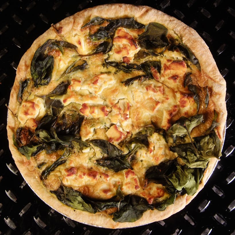 Spinach Goat Cheese Quiche