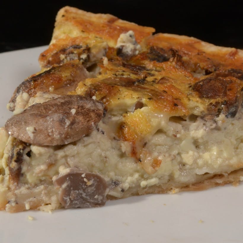 Mushroom and Swiss Quiche