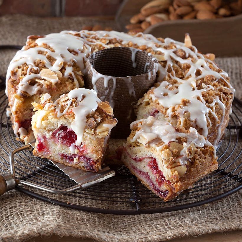 Raspberry Almond Coffee Cake (Kosher)