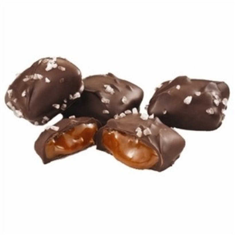 Dark Chocolate Sea Salt Caramels