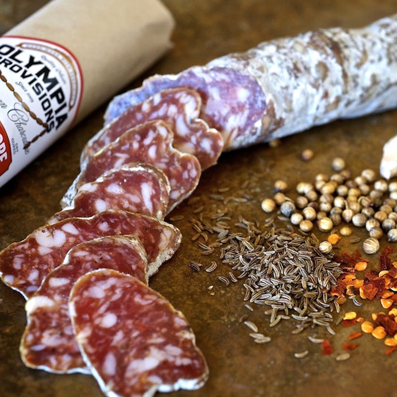 Italian Salami Sampler with Red Gift Box