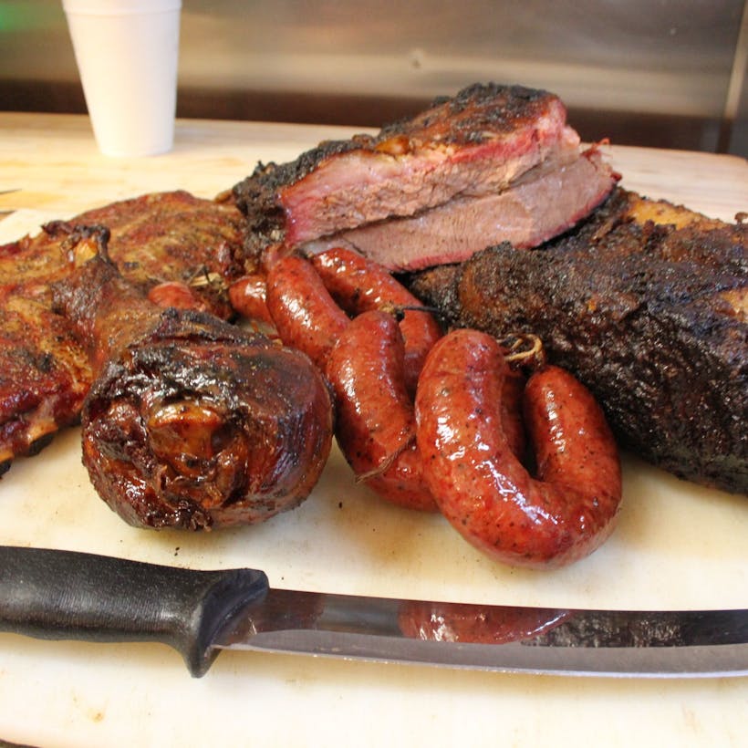 Davila's Party Pack- Texas Hot Links, Ribs & Brisket