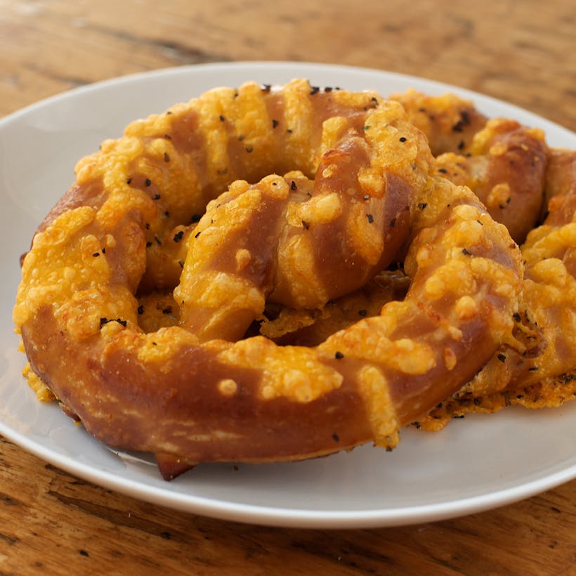 Truffle Cheddar Soft Pretzels