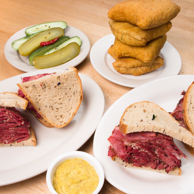 Pastrami or Corned Beef Sandwich Kit for 2 by Sarge's Deli Goldbelly
