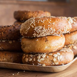 Two Dozen Black Seed Bagels