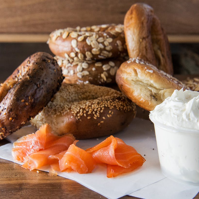 2 Dozen Bagels + Smoked Salmon + Cream Cheese