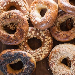 2 Dozen Bagels + Salmon + Beet Lox + Cream Cheese