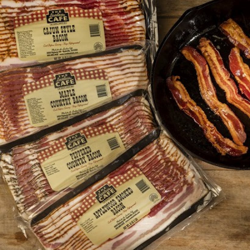 Bacon Sampler: Applewood + Peppered + Cajun + Maple