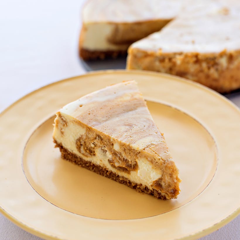 Pumpkin Swirl Cheesecake