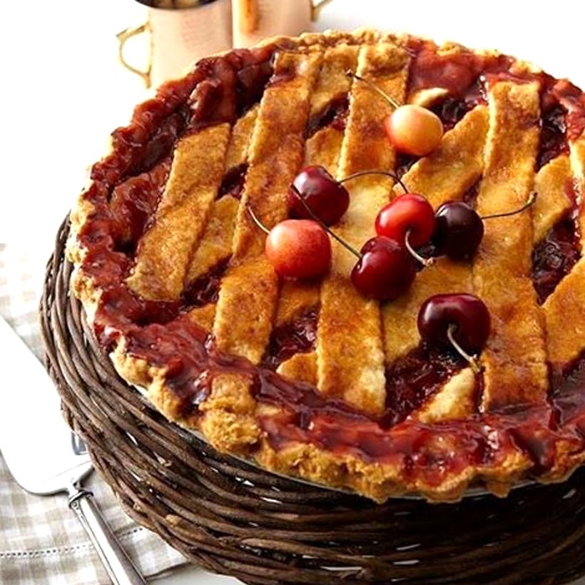 Giant Deep Dish Cherry Pie by Sweet Lady Jane Goldbelly