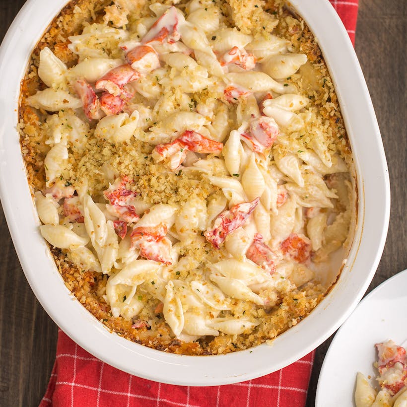 Lobster Mac & Cheese Casserole For 12
