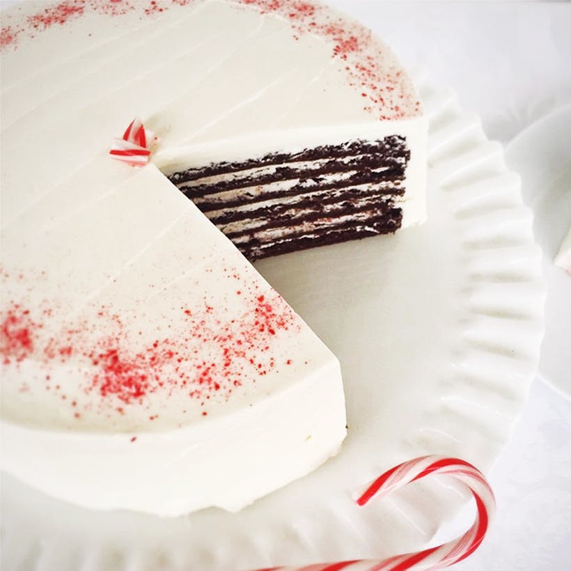 7-Layer Chocolate Peppermint Cake