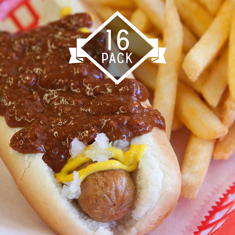 Ben's Chili Original & Spicy Half Smoke Kit - 16 pack