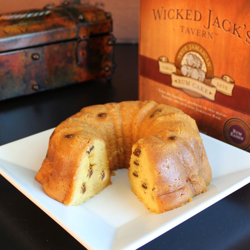 Wicked Jack's Rum Raisin Cake