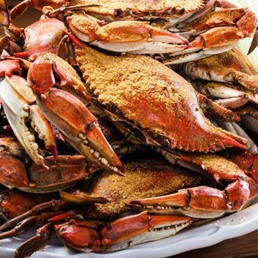 Jumbo Whole Steamed and Frozen Louisiana Blue Crabs dozen