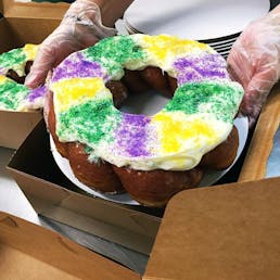 Giant Doughnut King Cake Kit