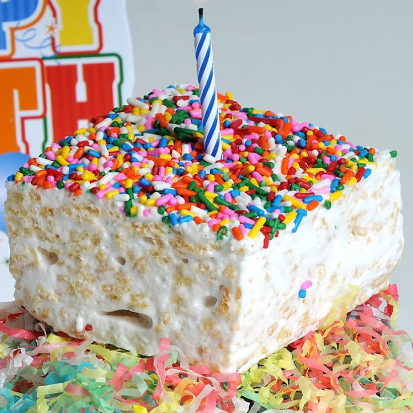 It's Your Birthday Marshmallow Crispycakes