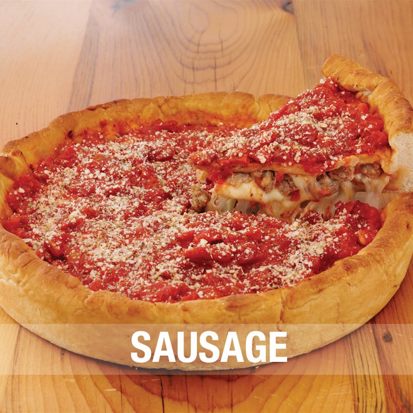 Natural Sausage Pizza