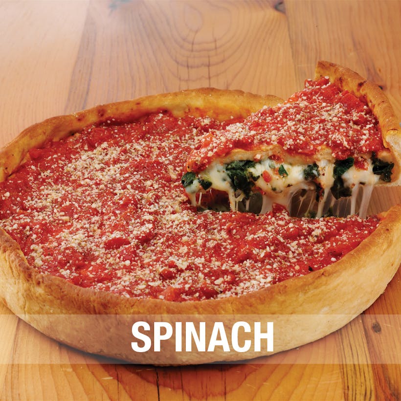Natural Spinach Pizza
