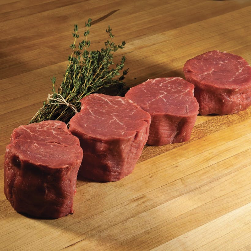 Complete Trim USDA Prime Filet Mignon Steaks