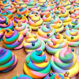 Unicorn Poop Cupcakes