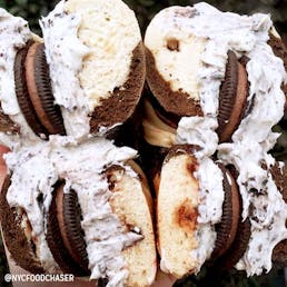 Overloaded Oreo Bagels + Cream Cheese