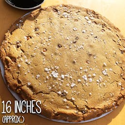 Giant 5lb Sea Salt Caramel Chocolate Chip Cookie