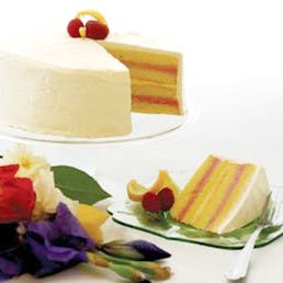 Lemon Raspberry Delight Cake