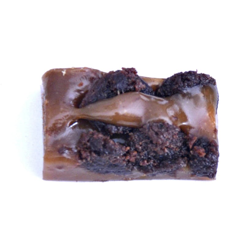 Salted Fudge Brownie Chunk Caramels