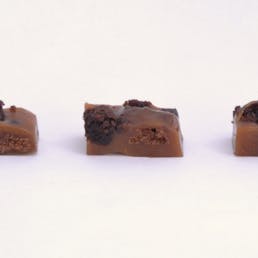 Salted Fudge Brownie Chunk Caramels