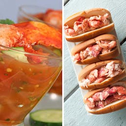 Maine Lobster Rolls & Lobster Gazpacho