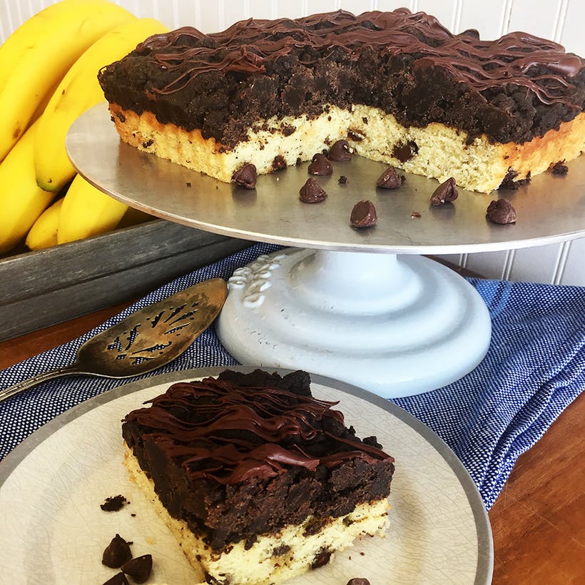 Banana Chocolate Chip Crumb Cake