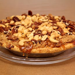 Caramel Nut Apple Pie