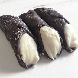 Filled Large Hand Dipped Belgian Chocolate Cannoli - 12 Pack
