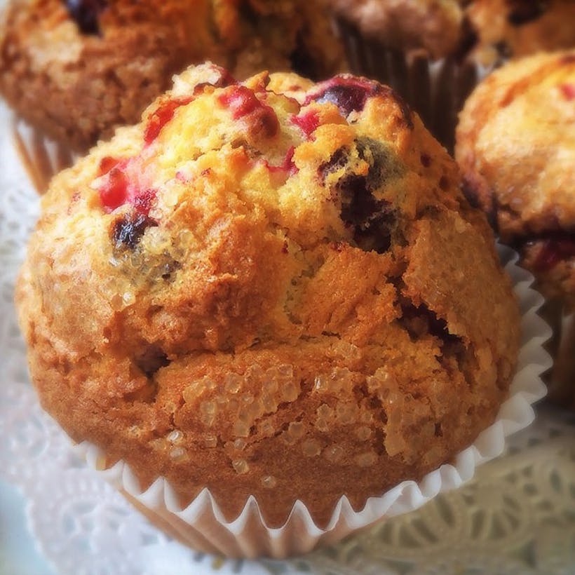 Cranberry Orange & Walnut Muffins