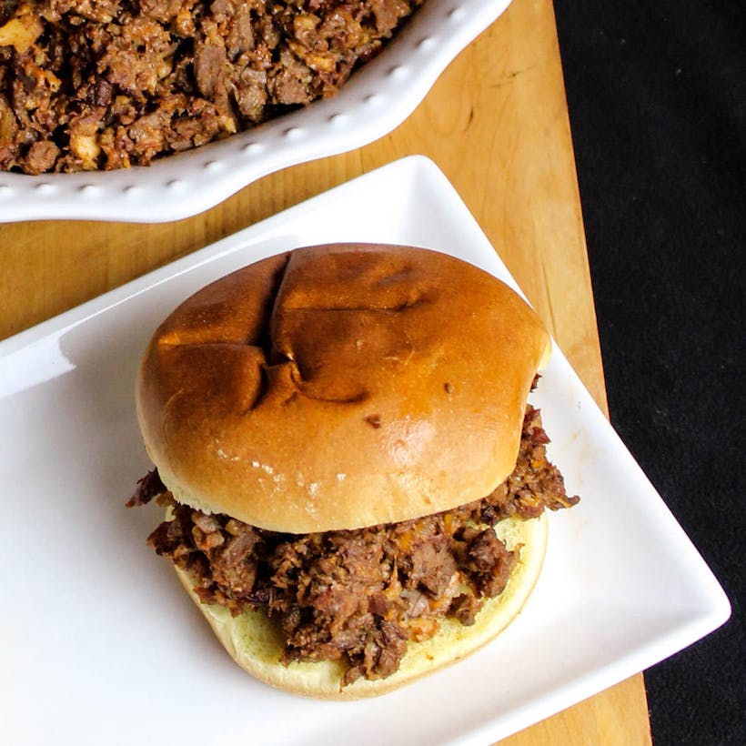 Chopped BBQ Brisket Sandwich Kit - 8 pack