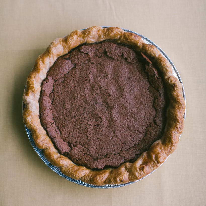 Cocoa Chanel Chocolate Chess Pie