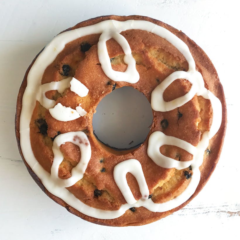 Lemon & Blueberry Moonshine Cake