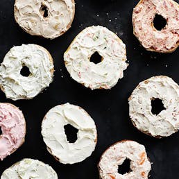 Bagels, Cream Cheese & Nova Scotia Salmon - Half Dozen