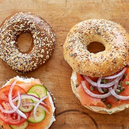 Bagels, Cream Cheese & Nova Scotia Salmon - Half Dozen