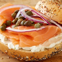 Bagels, Cream Cheese & Nova Scotia Salmon - One Dozen