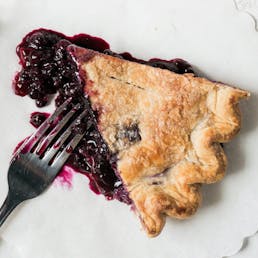 Maine Wild Blueberry Pie