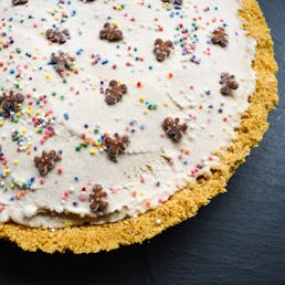 Gingerbread Man Ice Cream Pie