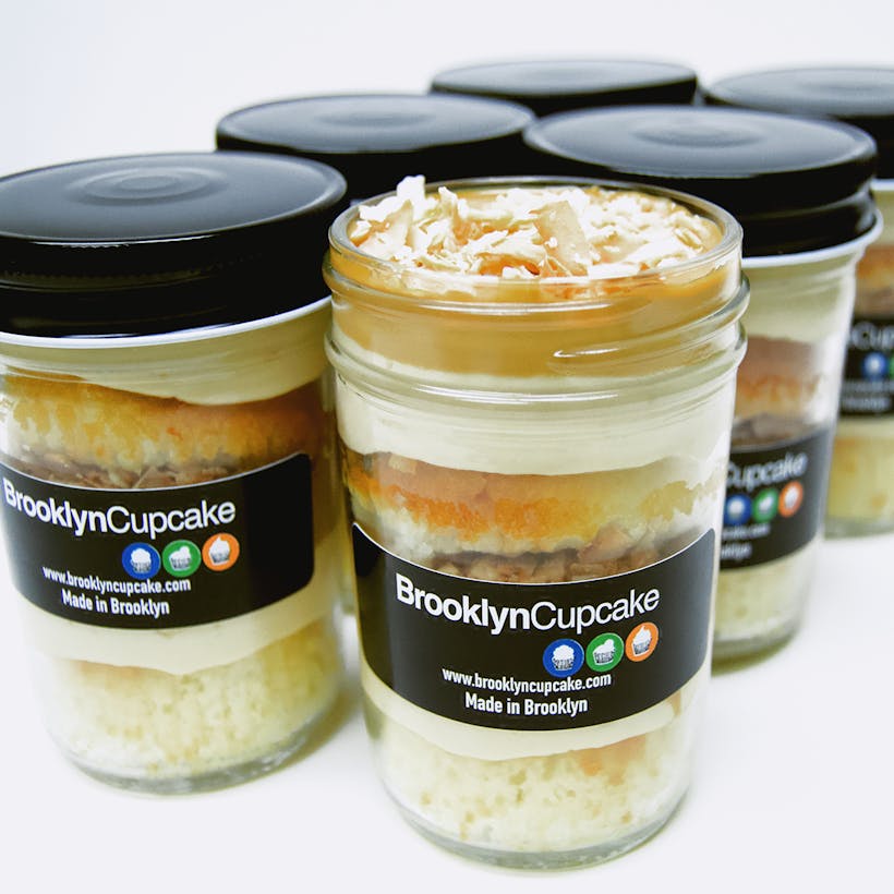 Toasted Coconut Cupcake Jars
