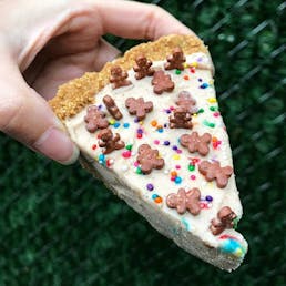 Gingerbread Man Ice Cream Pie