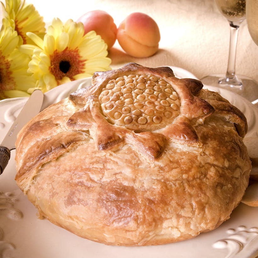 Sunflower Baked Brie